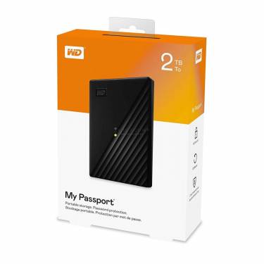 Western Digital 2TB 2,5" USB3.2 My Passport Black