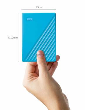 Western Digital 2TB 2,5" USB3.2 My Passport Blue