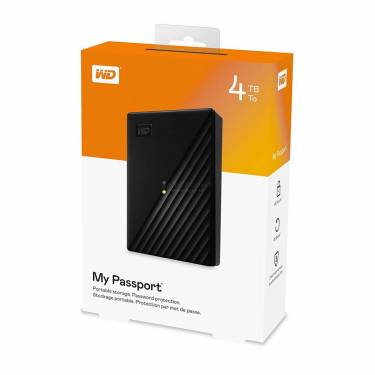 Western Digital 4TB 2,5" USB3.2 My Passport USB3.2 Black