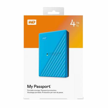 Western Digital 4TB 2,5" USB3.2 My Passport Blue