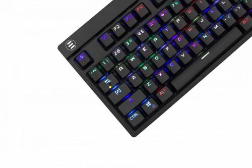 White Shark ESL-K1 Kodachi Mechanical RGB Keyboard Red Switch Black US