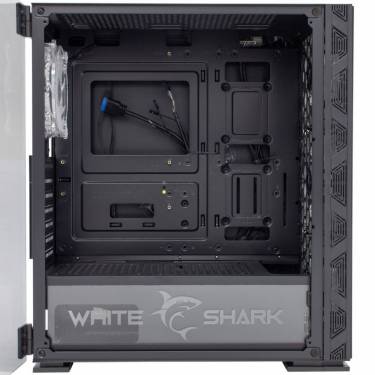 White Shark GCC-2301 Warhead-2 RGB Tempered Glass Black