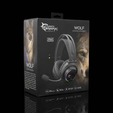 White Shark GH-2044 Wolf Headset Black