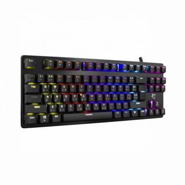 White Shark GK-1925 Spartan RGB Blue Switch Mechanical Keyboard Black HU