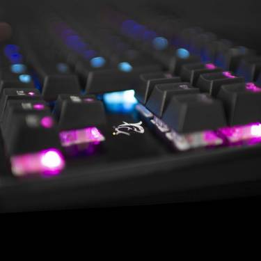 White Shark GK-1925 Spartan RGB Blue Switch Mechanical Keyboard Black HU