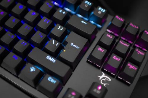 White Shark GK-1925 Spartan RGB Blue Switch Mechanical Keyboard Black HU