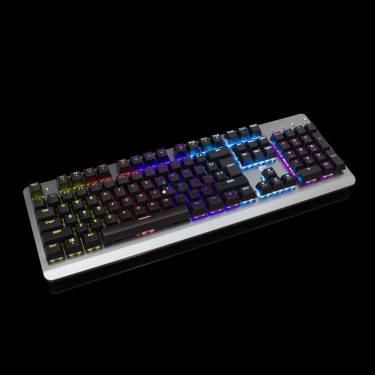 White Shark GK-1926 Legionnaire Mechanical Blue Switch Gaming keyboard Metal/Silver US