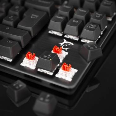 White Shark GK-2101 Spartan-X RGB Red Switch Mechanical Keyboard Black HU