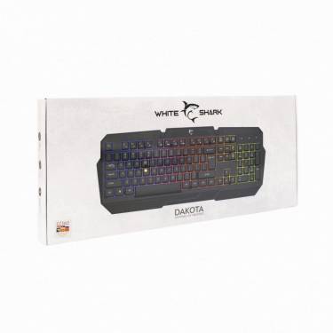 White Shark GK-2105 Dakota RGB Gaming Keyboard Black US