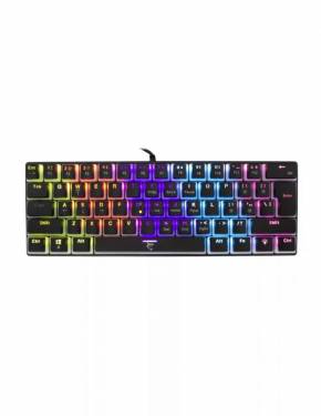 White Shark GK-2202B Ashiko Red Switches Mechanical 60% Gaming Keyboard Black US