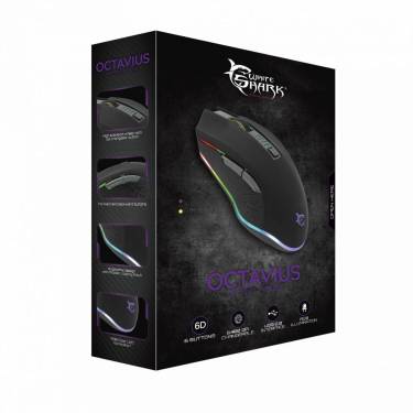 White Shark GM-5002 Octavius Gaming mouse Black