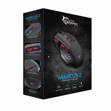 White Shark GM-5005 Marcus 2 Gaming mouse Black