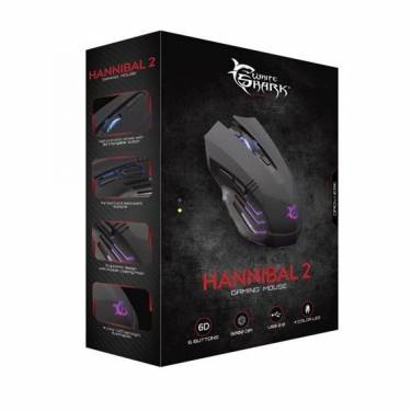 White Shark GM-5006 Hannibal 2 Gaming mouse Black