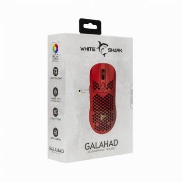 White Shark GM-5007R Galahad Gaming Mouse Red