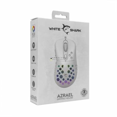 White Shark GM-5013 Azrael RGB Gamer mouse White