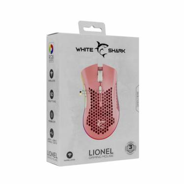 White Shark Lionel Gaming mouse Pink