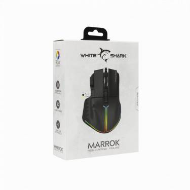 White Shark Marrok RGB Gaming Mouse Black