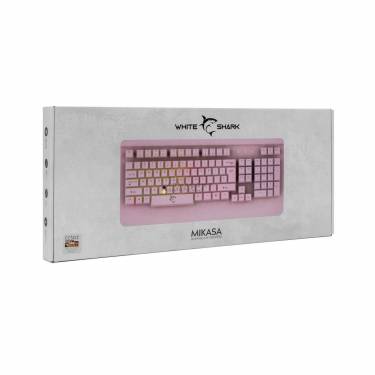 White Shark Mikasa Keyboard Pink US