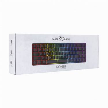 White Shark Ronin RGB Gaming keyboard Black US