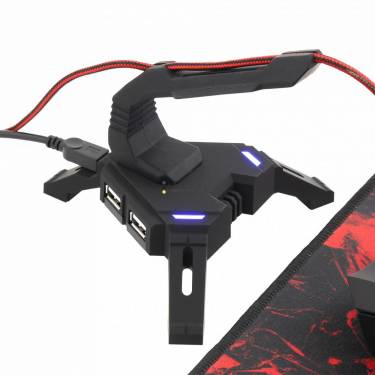 White Shark X-200 Scorpion Mouse Bungee Black