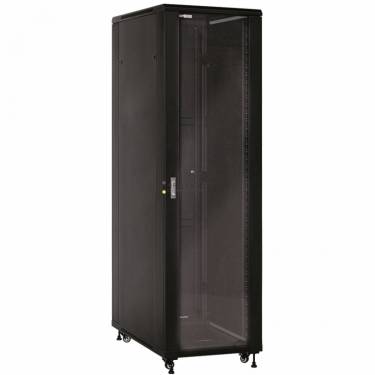 WP Standing Network Rack RNB Series 19" 42U 600x600mm Mounted, Black RAL 9005