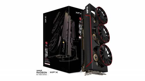 XFX RX7800 XT QuickSilver Black Magnetic Air Gaming