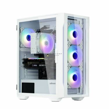 Zalman I3 Neo TG Tempered Glass White