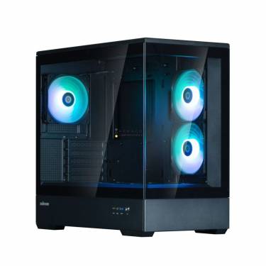 Zalman P30 V2 Tempered Glass Black