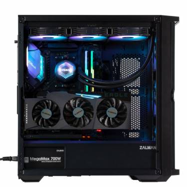 Zalman Z10 Duo RGB Tempered Glass Black