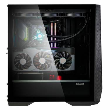 Zalman Z9 Iceberg Tempered Glass Black