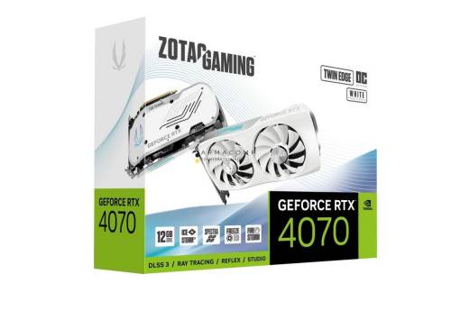 Zotac GeForce RTX4070 12GB DDR6X Twin Edge OC White